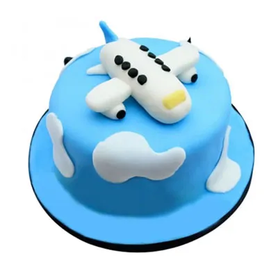 Airplane Fondant Cake