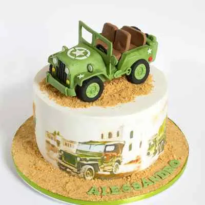 Piquant Jeep Cake