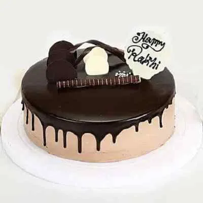 Choco Vanilla Rakhi Cake