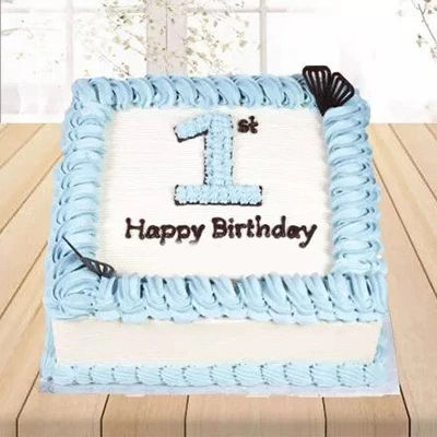 Square Cake for Birthday