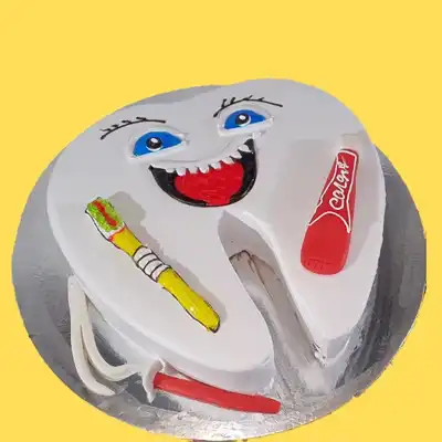 Dentist Theme Cake