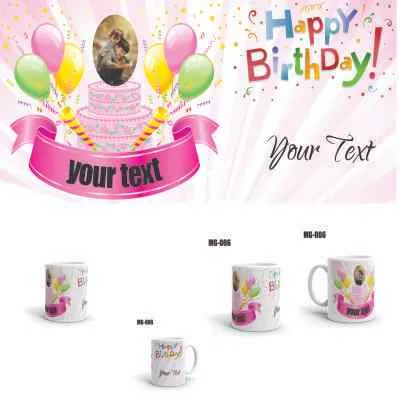 Happy Birthday Photo Cup