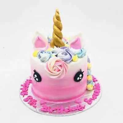 Pink Unicorn Cake