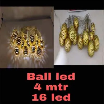 BALL LED 16 LED 4 MTR