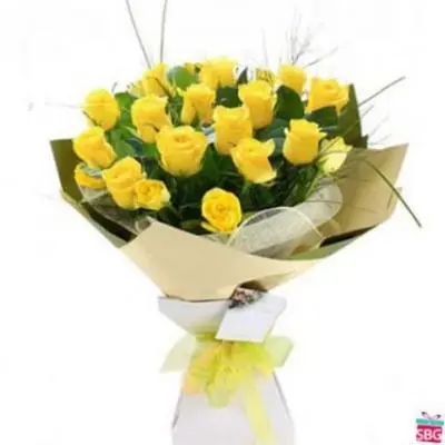 Yellow Roses Bouquet