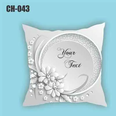 Flower Printed Cushion