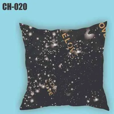 Black Personalised Cushion