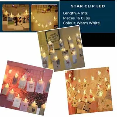 STAR CLIP LED 4 MTR 16 LED