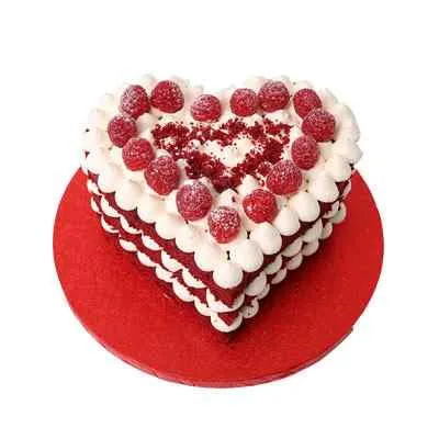 Red Velvet Raspberry Cake