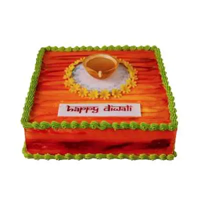 Happy Diwali Chocolate Cake