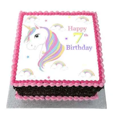 Unicorn Cake Square