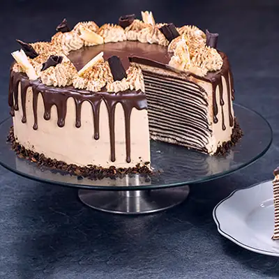 Chocolate Mocha Crepe Cake