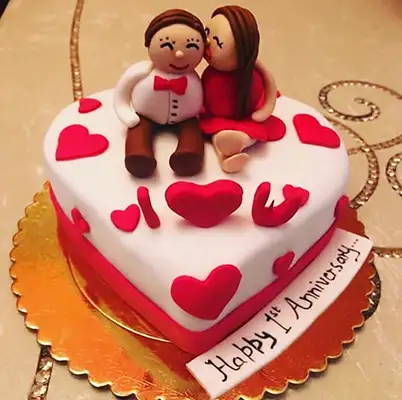 Kiss Cake Fondant