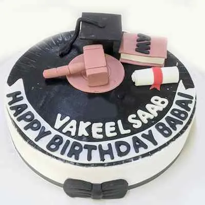 Fondant Lawyer Cake