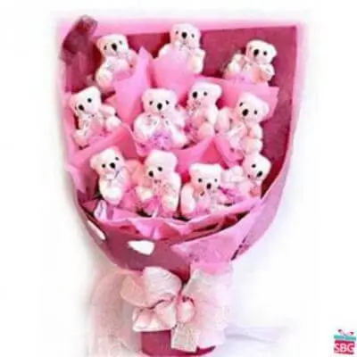 Beautiful Teddy Bouquet