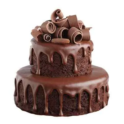 Chocolate Flavoured Two Tier Cake
