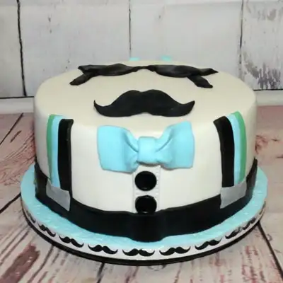 Gentleman Theme Cake