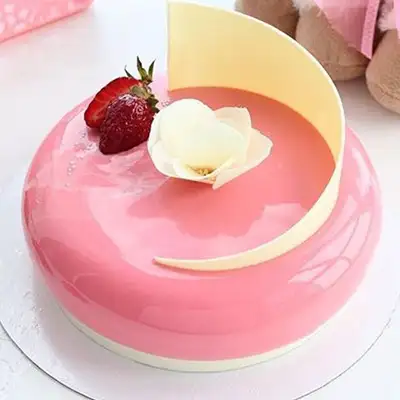 Mirror Glaze Cake