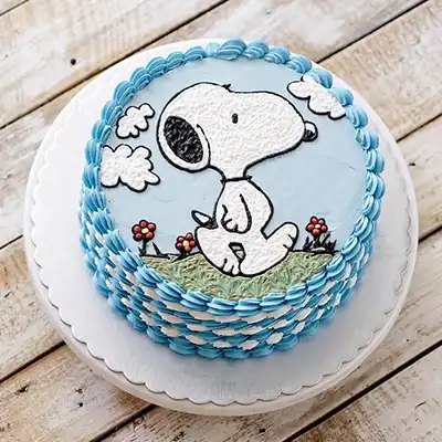 Designer Snoopy Cake