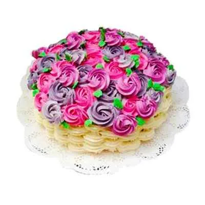 Flowers Basket Cake