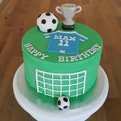 Football Fondant Cake