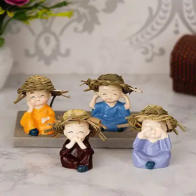 4 Baby Hat Monk Budha