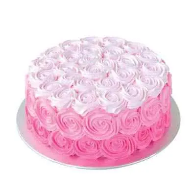 Pink Rose Cake