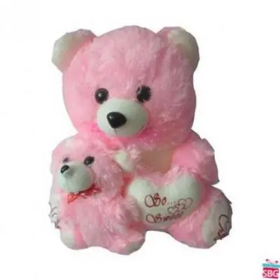 Baby With Mom 15 Inch Teddy