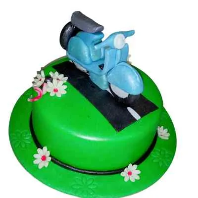 Delectable Scooter Cake