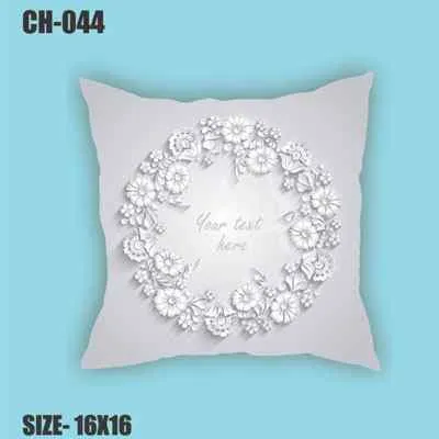 White Photo Cushion