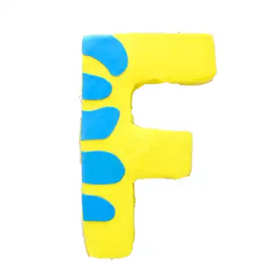 F Letter Cake