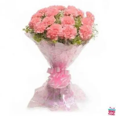 Pink Carnation Bouquet