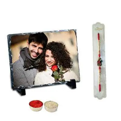 Rakhi with Photo Stone