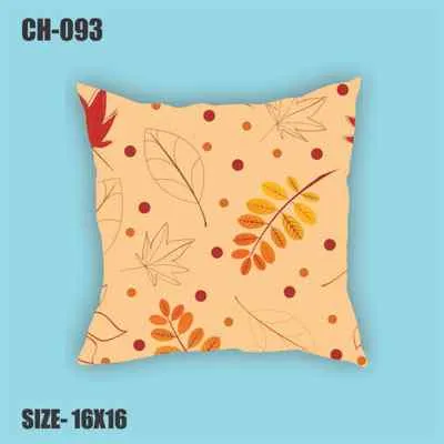 Leaf Printed Pillow