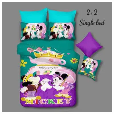 Mickey Printed Bedsheet