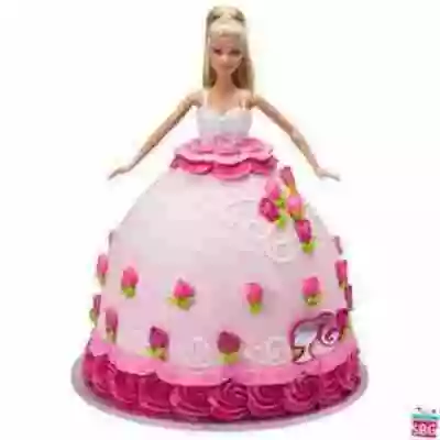 Barbie Doll Cake