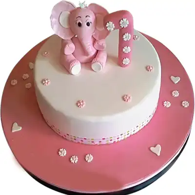 Elephant Cake for Birthday