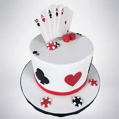 Playing Card Cake