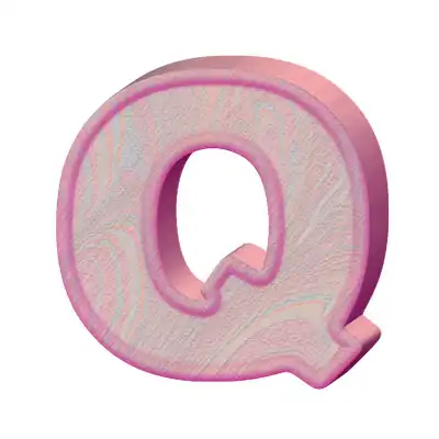 Q Letter Cake