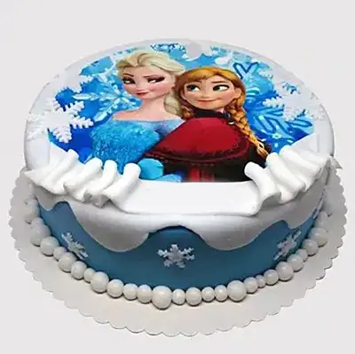 Elsa and Anna Cake