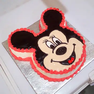 Mickey Mouse Face Cake