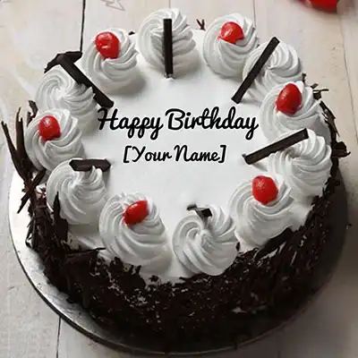 Blackforest Birthday Cake with Name