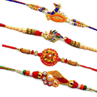 Set of 4 Rakhi