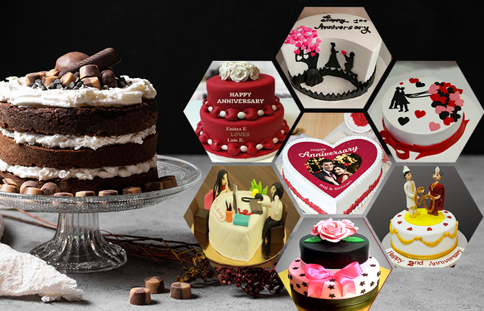 Fondant Heart Shape Anniversary Cake – The Cake King-nextbuild.com.vn