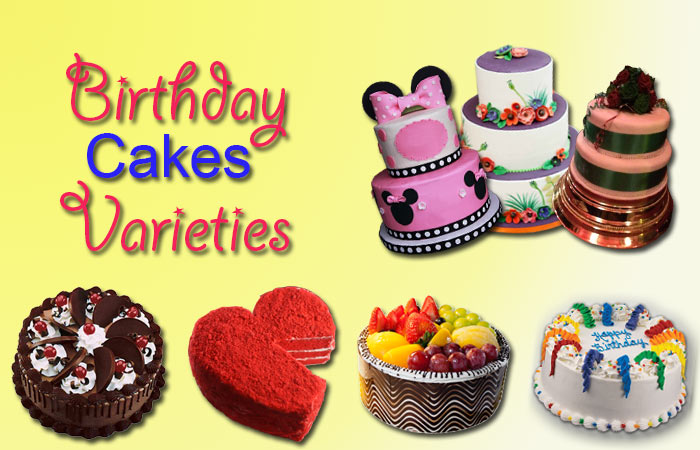 Varieties of Birthday Cakes