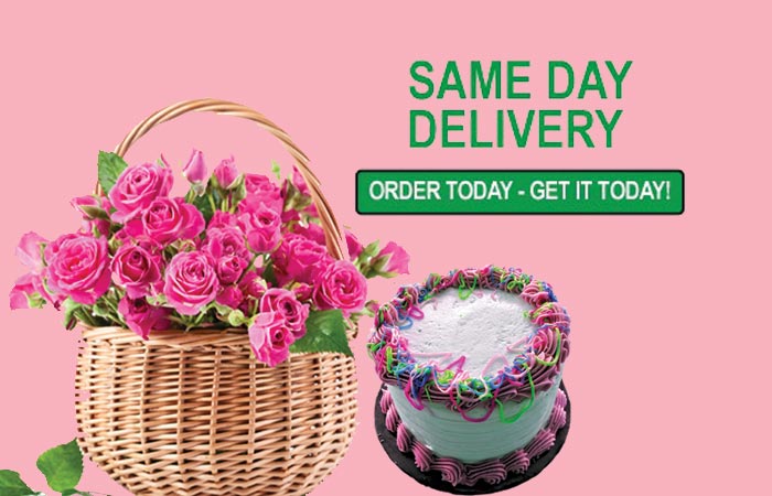 Cake and Flowers for Same Day Delivery