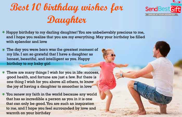 Birthday wishes for Daughter