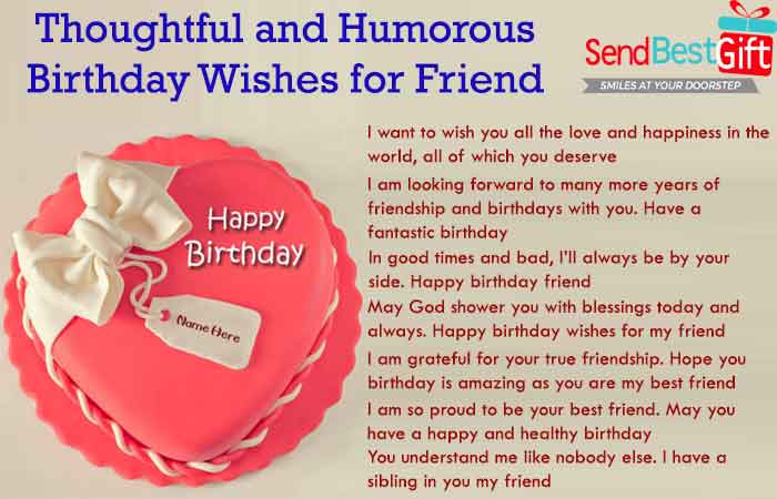 Birthday Wishes for Friend