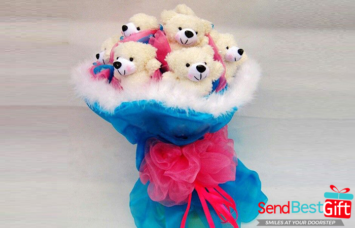 Beautiful Teddy Bouquet