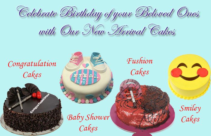 New Arrival Birthday Cakes